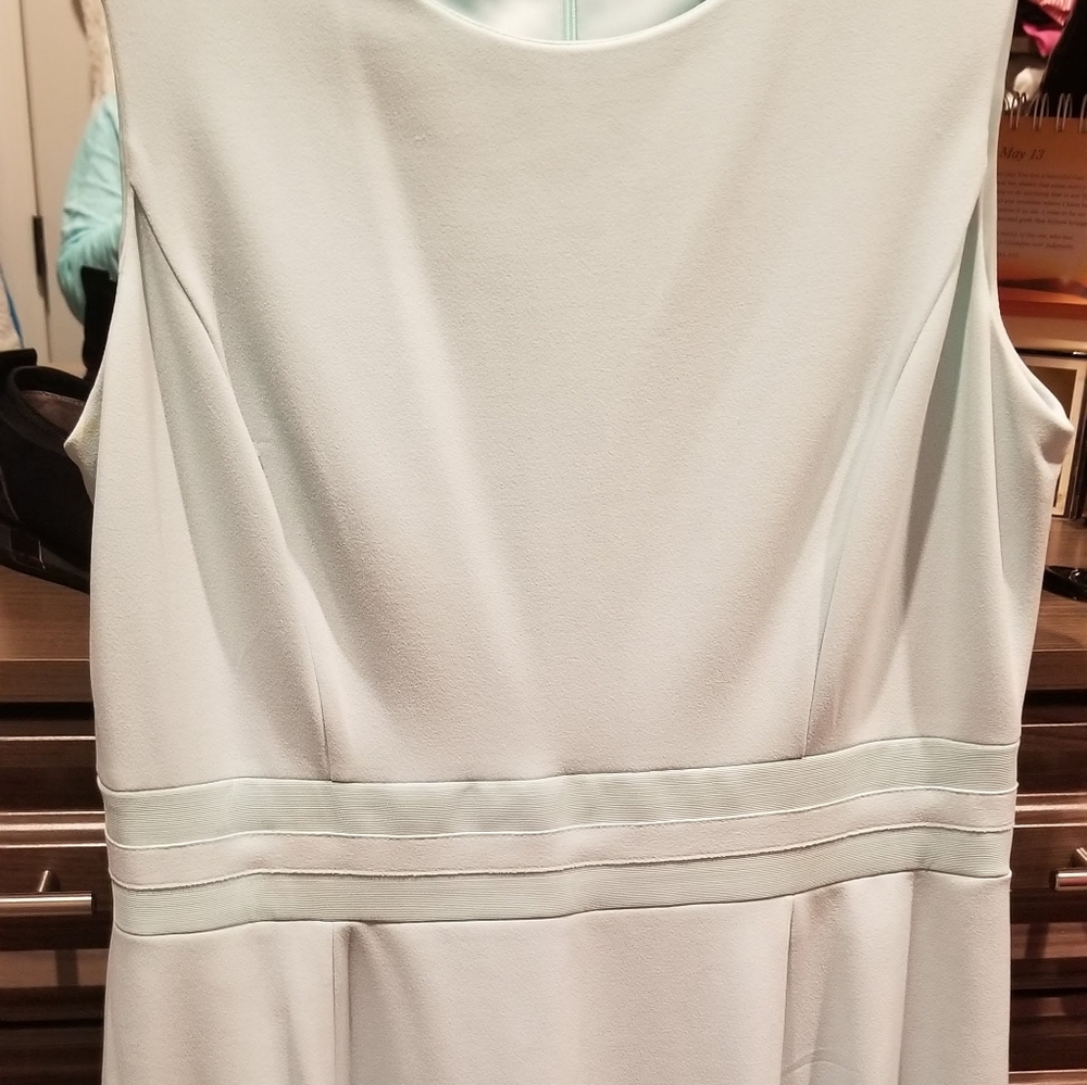 Mint Ruffled Calvin Klein Dress